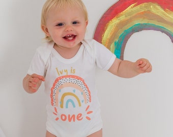 Personalised First Birthday Bodysuit