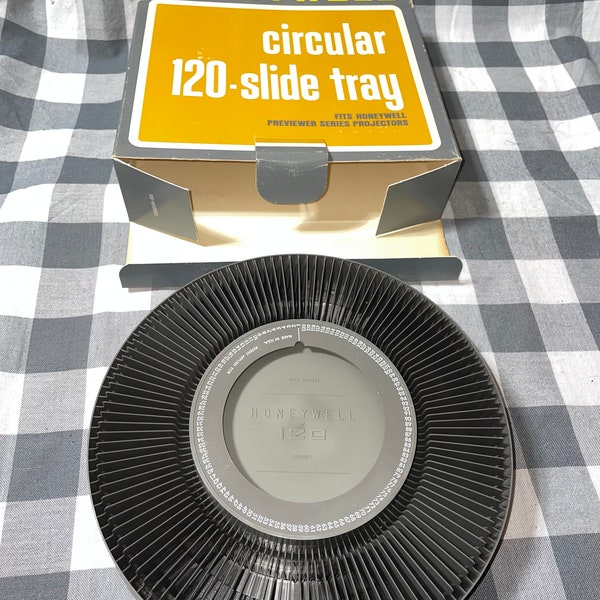 Vintage, New Old Stock, 120 circular slide tray for slide viewer!FREE Shipping!