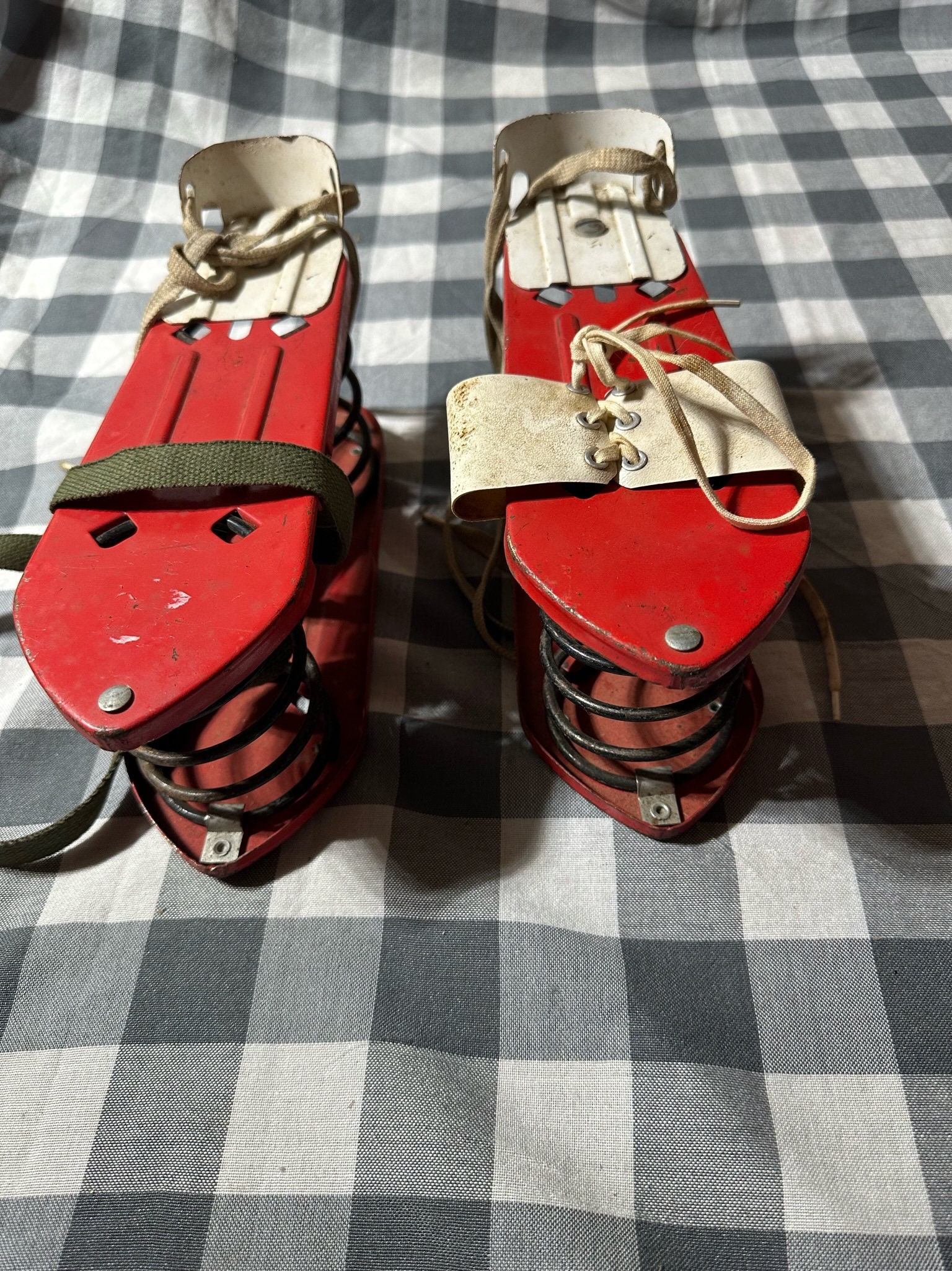 Vintage Spring Shoes Moon Shoes Pogo Shoes Antique Good