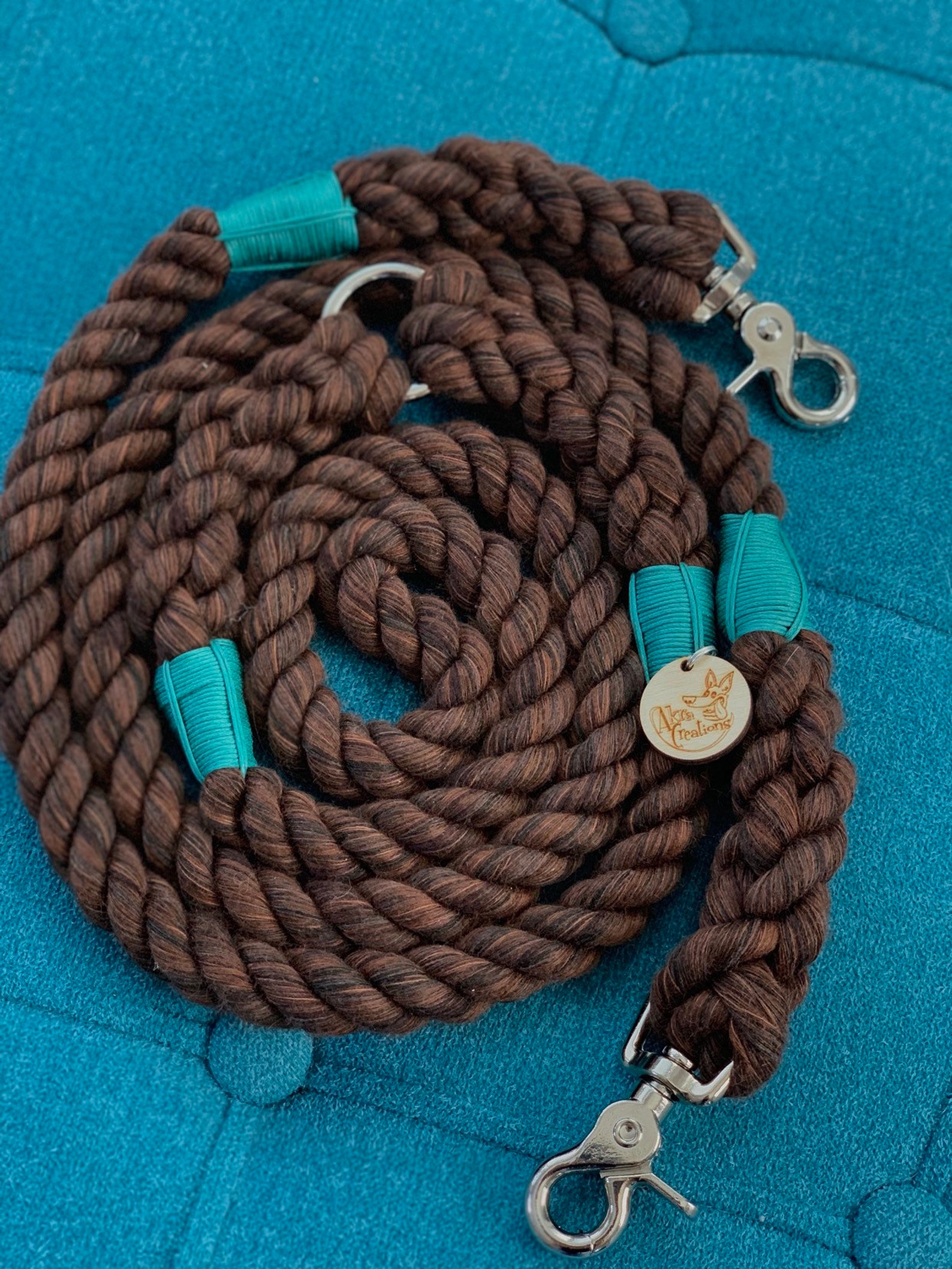 Cotton Rope Handsfree Leash Etsy