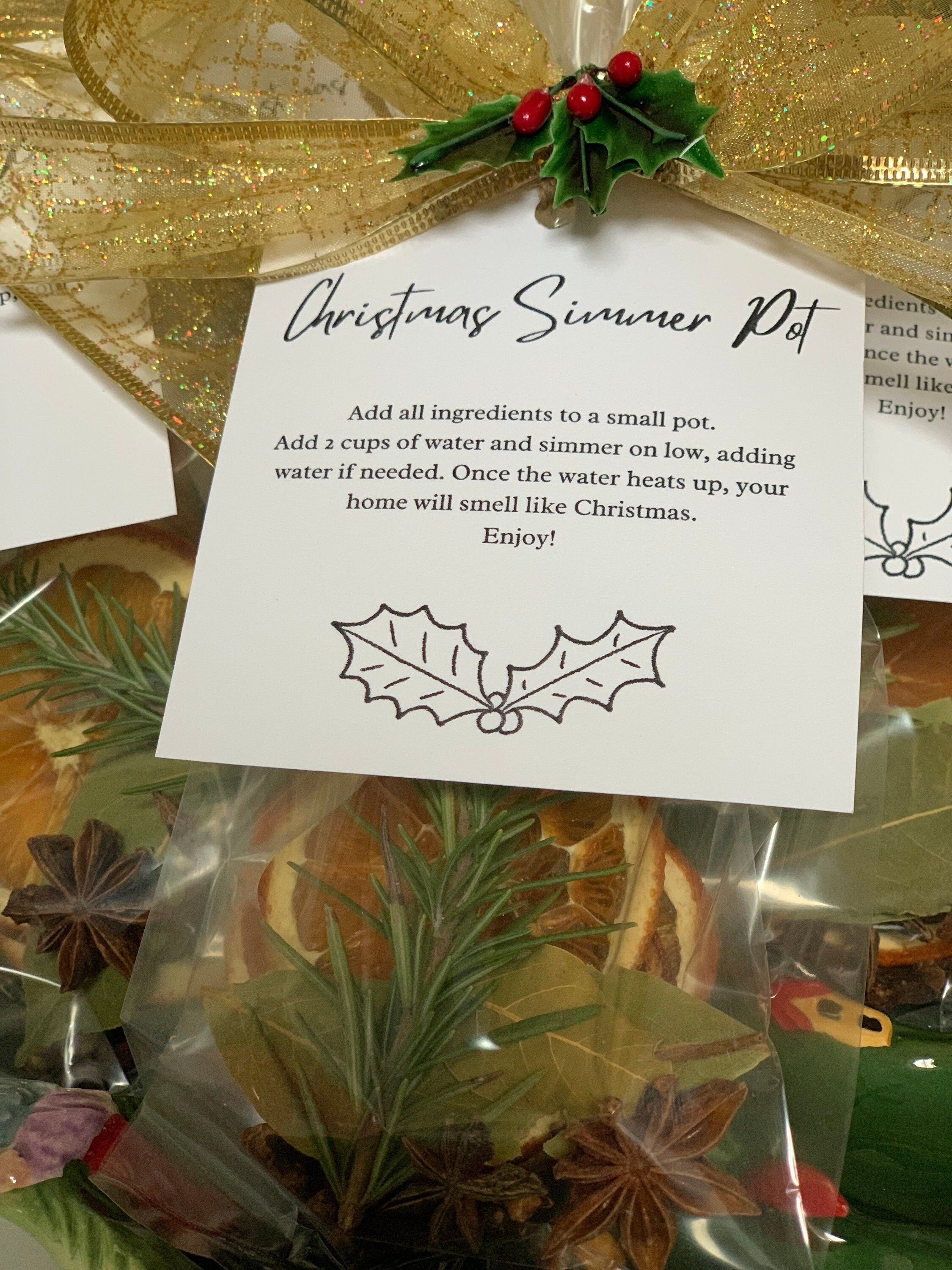Christmas Simmer Pot Printable Tag Etsy Christmas Simmer Pot Printable Tag Etsy