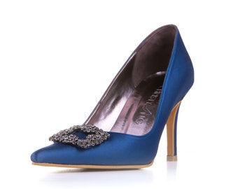Blue Colored Shoe Sole Kit DIY Blue Shoe Soles Slip - Etsy