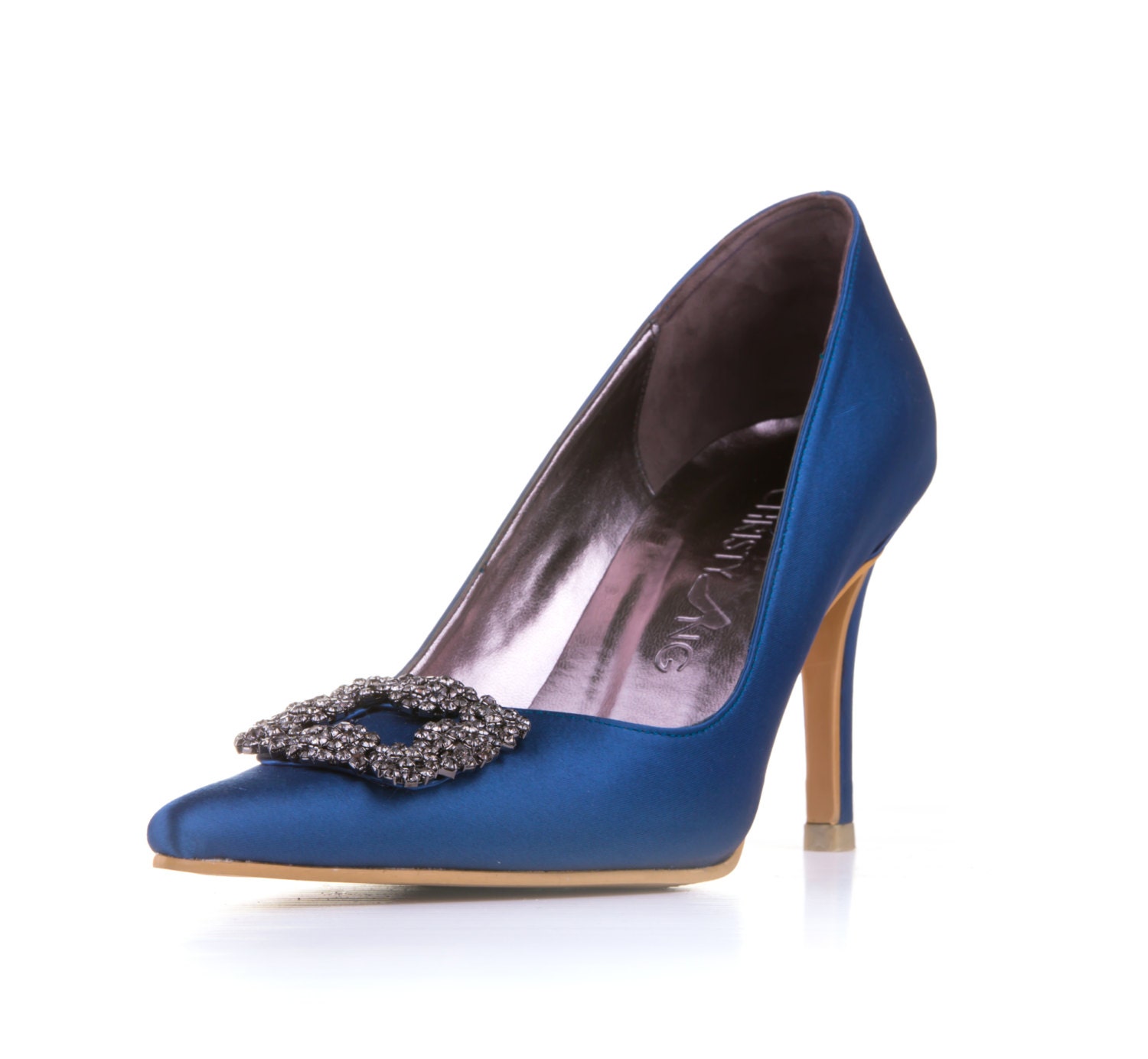 Blue Custom Made Heels Blue Pointy Toe Heels Something Blue