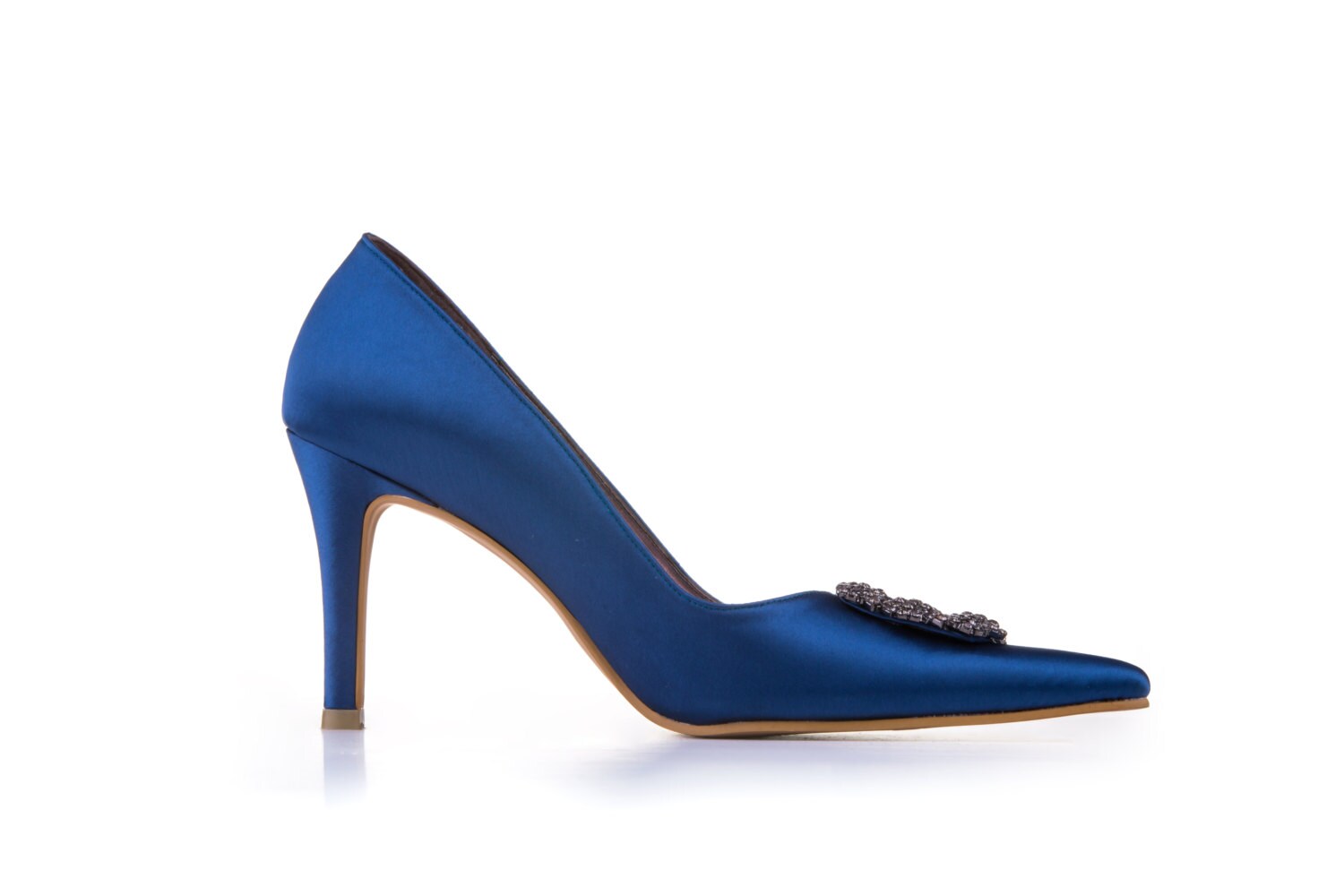 Blue Custom Made Heels Blue Pointy Toe Heels Something Blue - Etsy UK