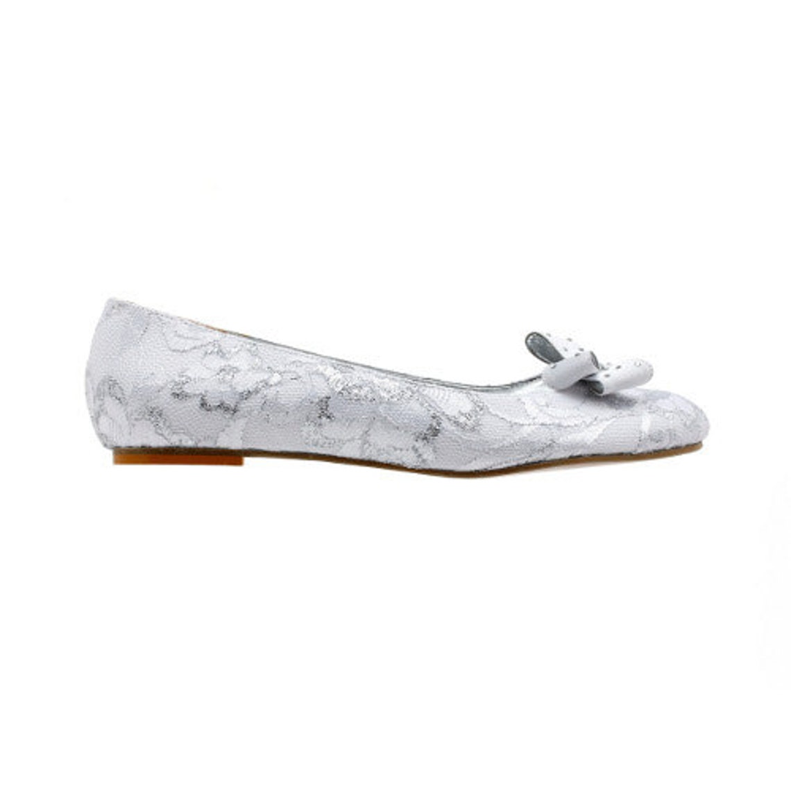 womens white wedding flats