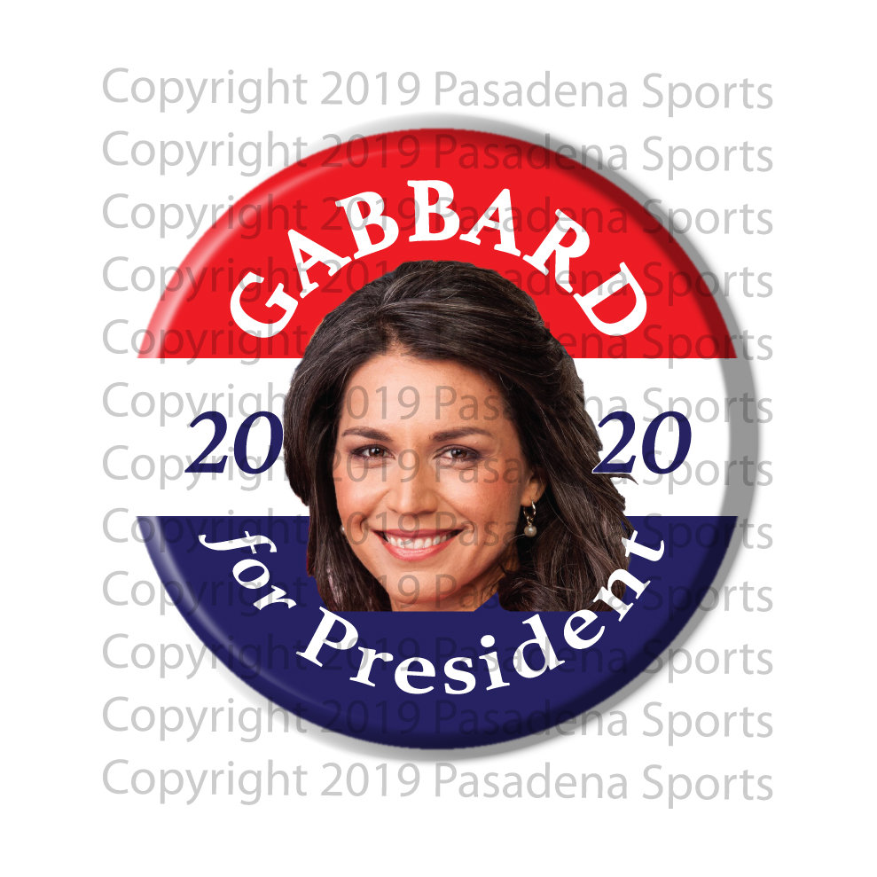 2020 TULSI GABBARD for President 2.25 Campaign Pin Button Tg2020 Etsy