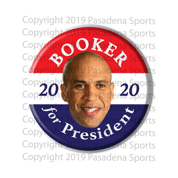 2020 CORY BOOKER for PRESIDENT 2.25" Campaign Pin Button cb2020