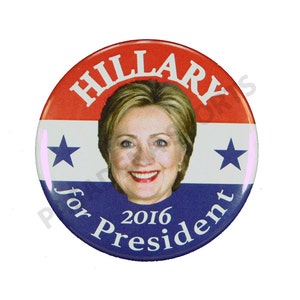 2016 HILLARY CLINTON para botão de campanha PRESIDENT, hods de 2,25&quot;