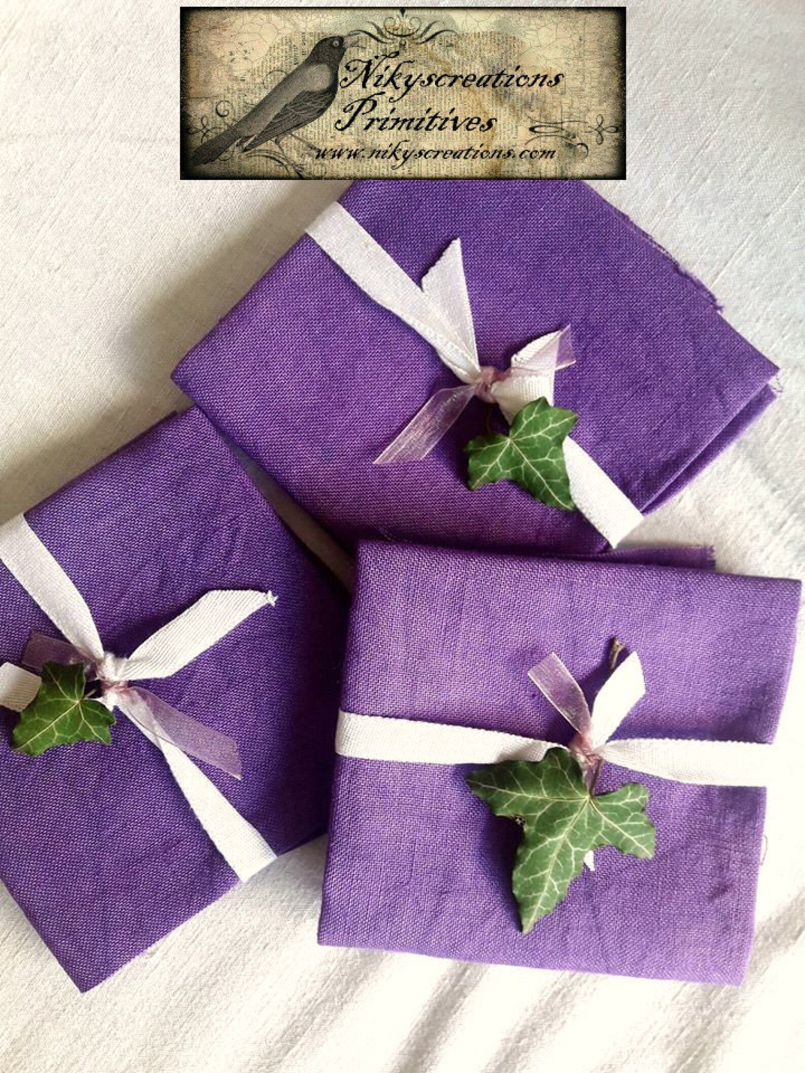 Violet Dust linen set