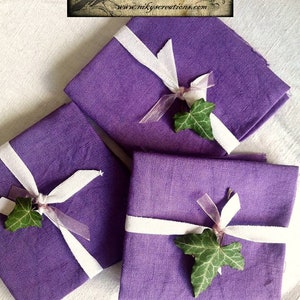 32 karat violett linne