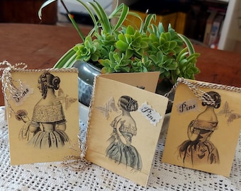 Old fashion needlebooks