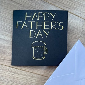 Carte fête des pères bière - carte fête des pères - bonne fête des pères - carte fête des pères personnalisée - carte papa - carte papa - amateur de bière