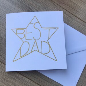 Melhor cartão para pai - Cartão para o dia dos pais - Cartão de aniversário para o pai - Ótimo pai - Super pai - Melhor pai - Cartão para o dia das mães - Melhor mãe