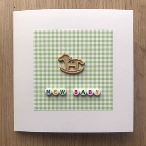 Neues Baby Karte - Baby Karte für Jungen - Karte für Baby Mädchen - personalisiert - neues Baby - personalisierte Baby Karte - Rahmen Karte