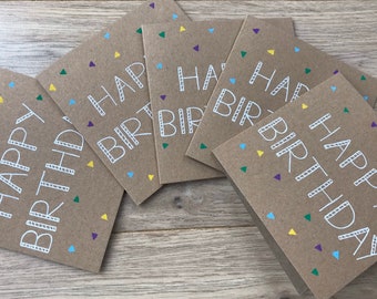 5er Pack Geburtstagskarten - alles Gute zum Geburtstagkarten - Geburtstagskarten - Packkarten - Junge Geburtstag - Mädchen Geburtstag - Geburtstagskarte Mann