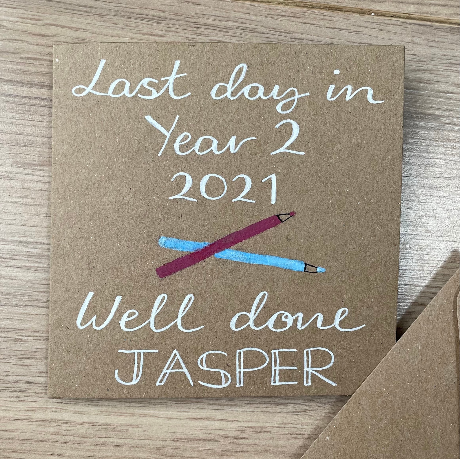 Last Day at School Card End of School Card Last Day of Etsy