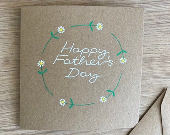 Daisy Father’s Day card - Father’s Day card - gardening fathers day card - dad card - grandad card - personalised fathers day card