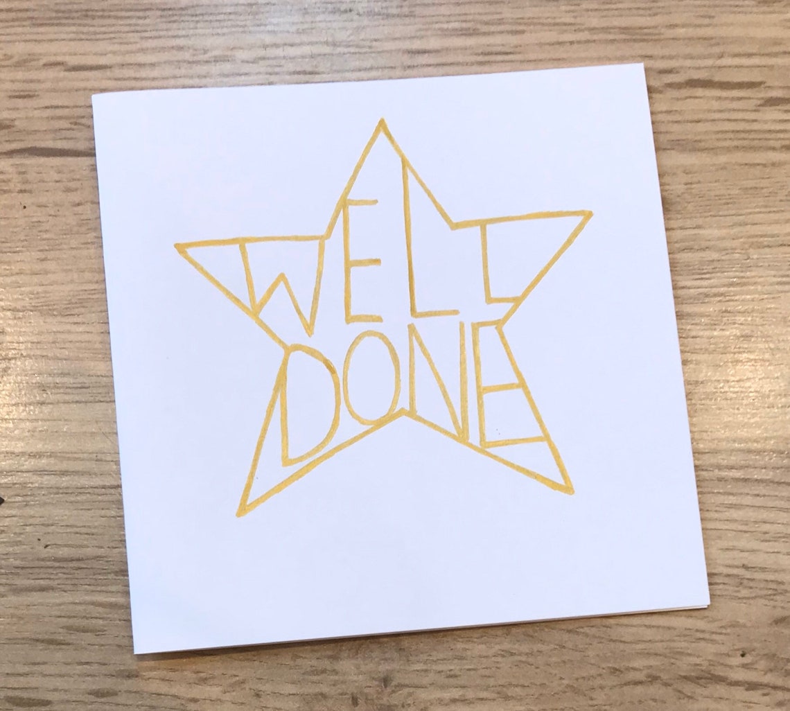 You Are a Star Card Well Done Card Congratulations Card - Etsy