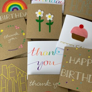 CONFEZIONE DA 10 biglietti per tutte le occasioni - compleanno - nascita - ringraziamento - matrimonio - anniversario - fidanzamento - generale - confezione di biglietti