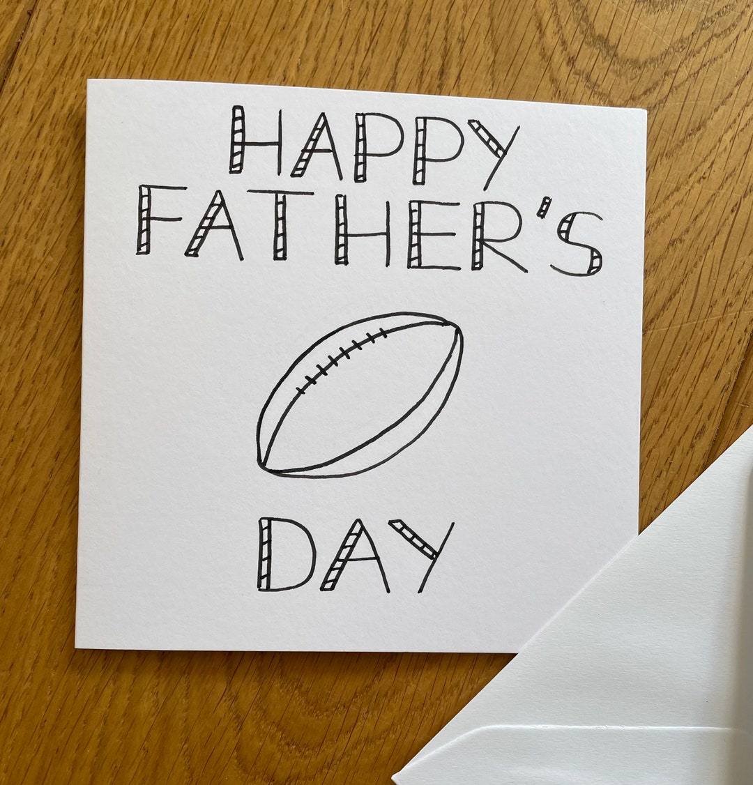 Rugby Fathers Day Card - Fathers Day Card - Rugby Lover - Rugby ...