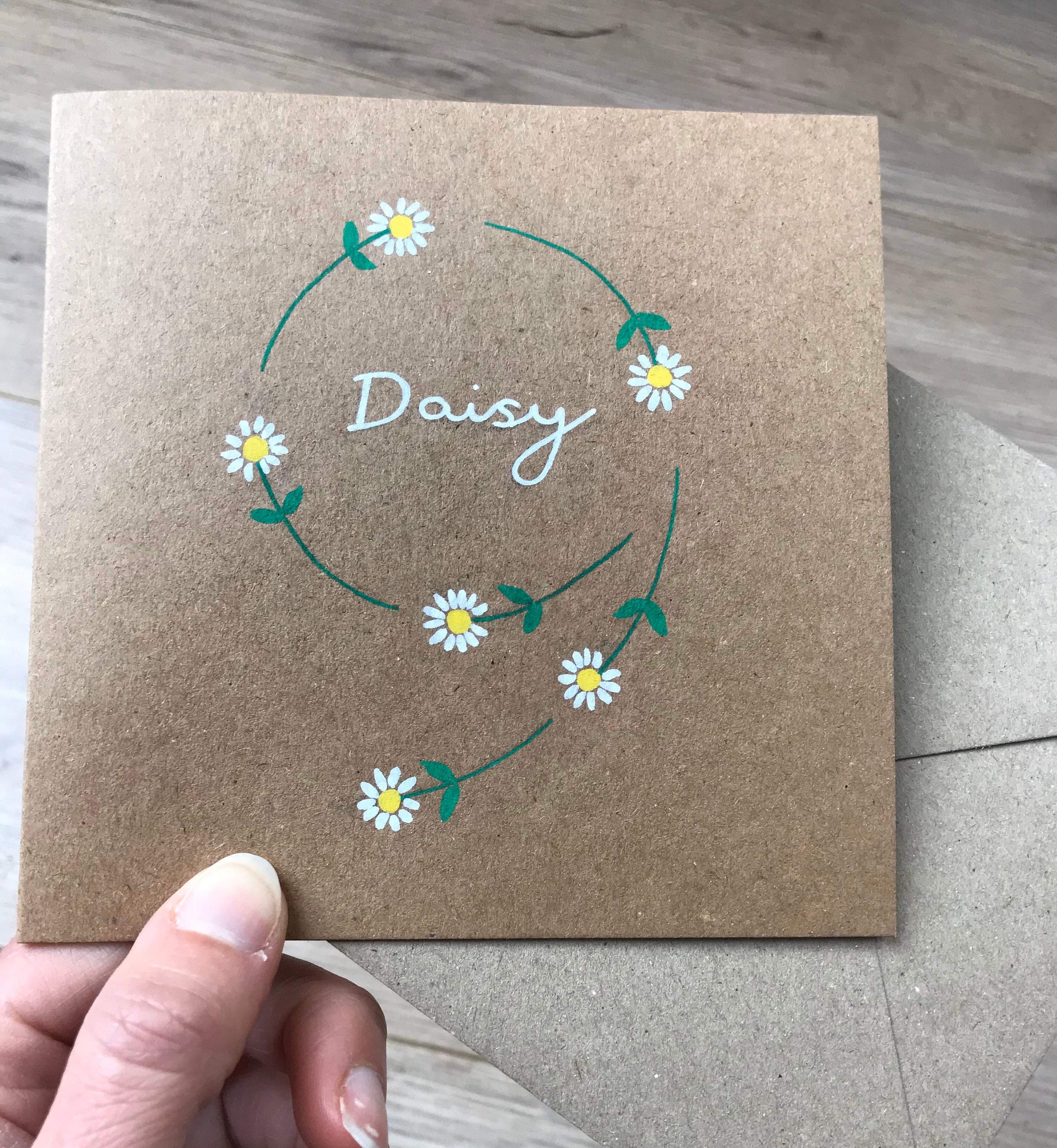 Personalised Daisy Birthday Card Daisy Card Personalised | Etsy