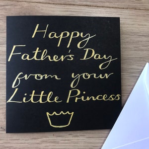 Fijne Vaderdag van je kleine prinses - prinsessenvaderdagkaart - prinsessenkaart - vaderdag - papakaart - papakaart - opa