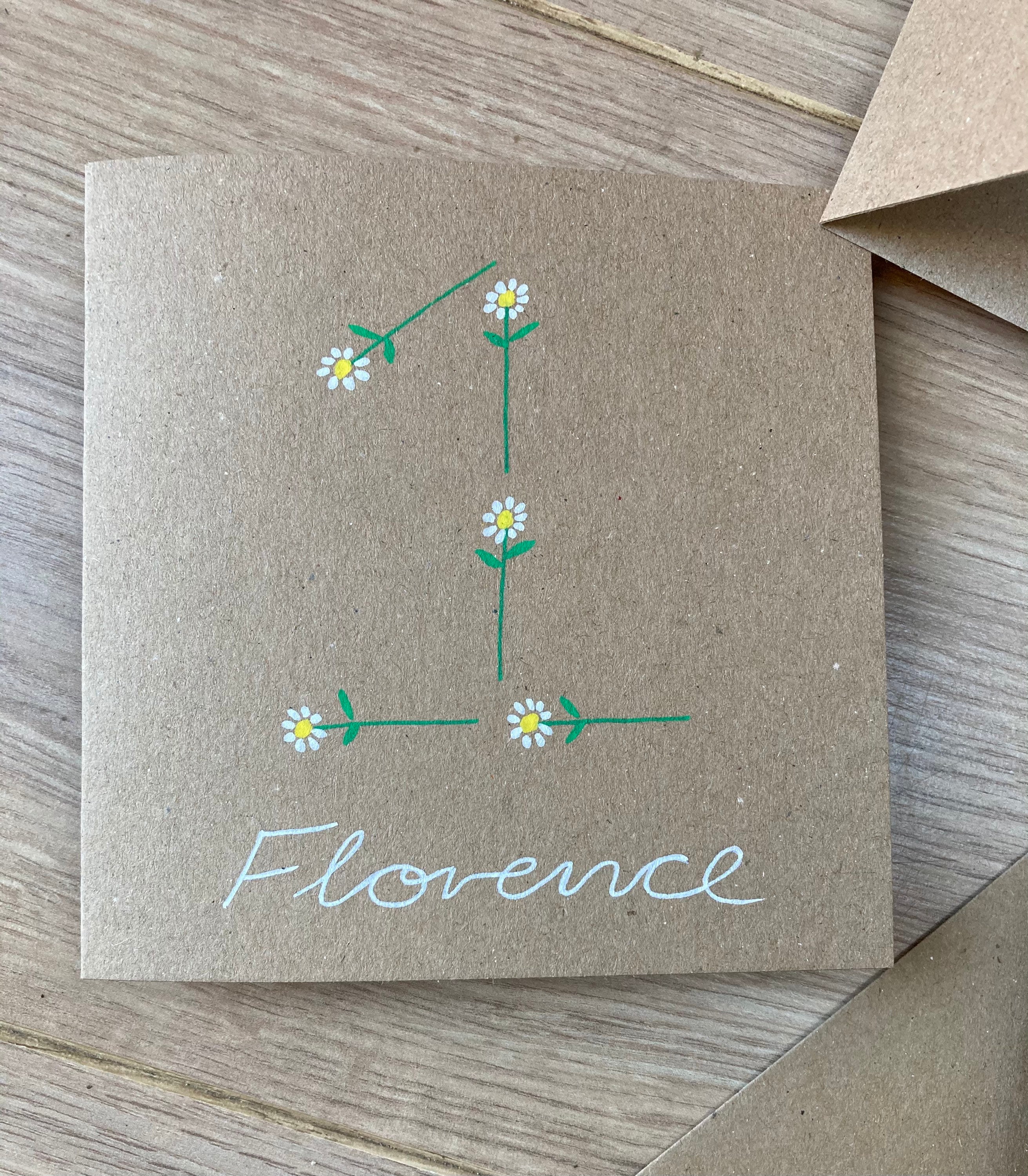 Personalised Daisy Birthday Card Daisy Card Personalised | Etsy