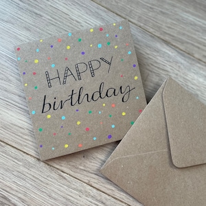 Carte d'anniversaire tachetée - carte d'anniversaire personnalisée - carte d'anniversaire - carte d'anniversaire amusante - carte d'âge spécial - anniversaire d'un homme - anniversaire d'un ami