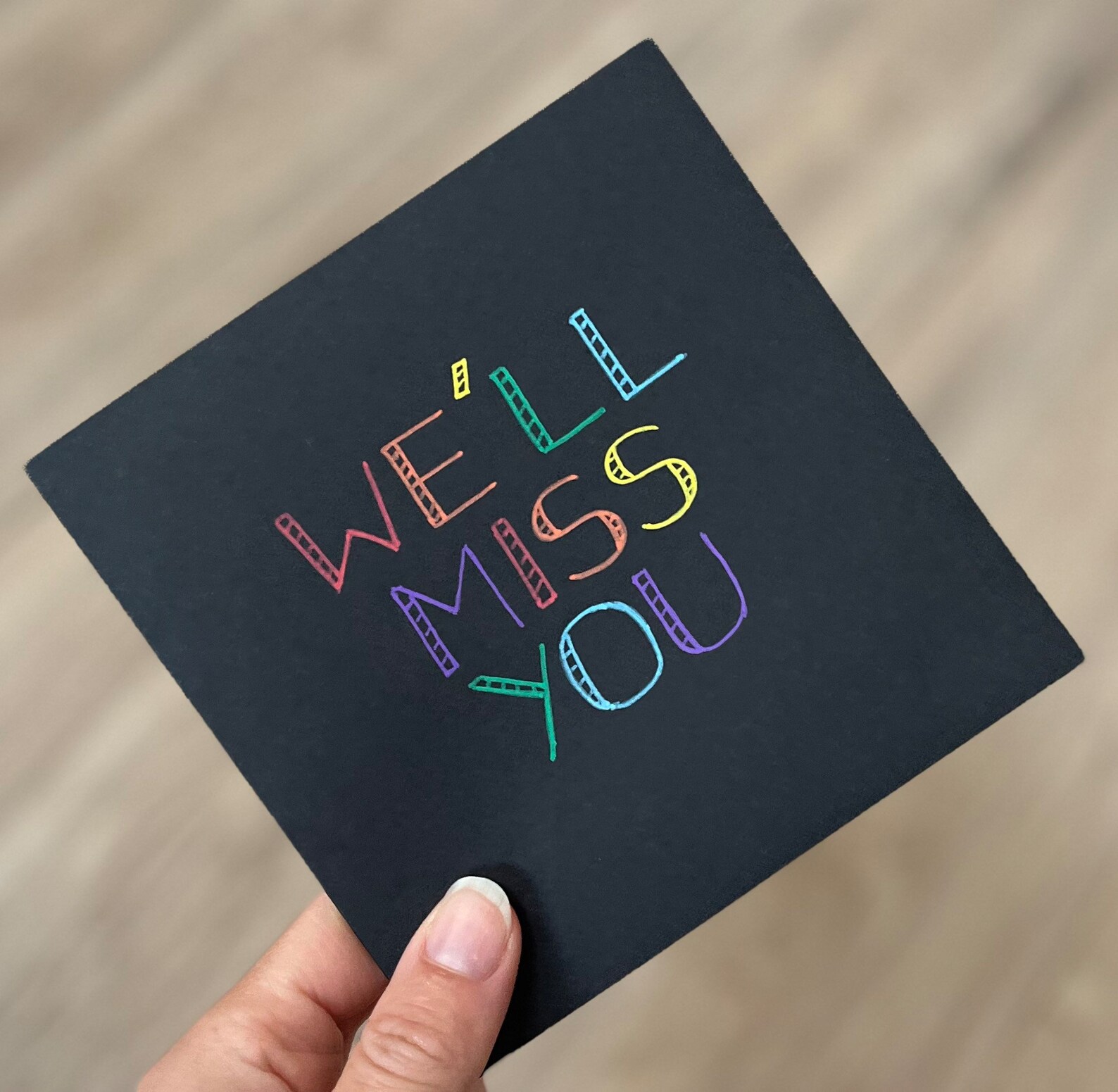 We’ll Miss You Card - Miss You Card - Leaving Card - Retirement Card ...