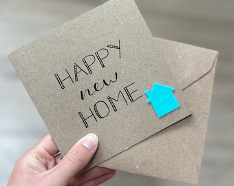 Bonne nouvelle carte pour la maison - nouvelle carte pour la maison - nouvelle carte pour la maison - carte pour déménagement - carte pour déménagement - cadeau pour nouvelle maison - carte pour nouvelle maison personnalisée