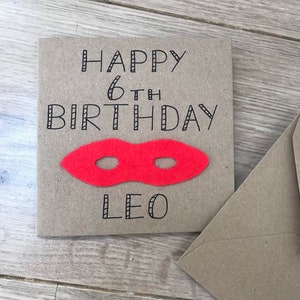 Biglietto di auguri personalizzato per supereroi - biglietto di compleanno per supereroi - biglietto di auguri per supereroi - biglietto di compleanno - biglietto per età speciale - compleanno bambina - compleanno bambino