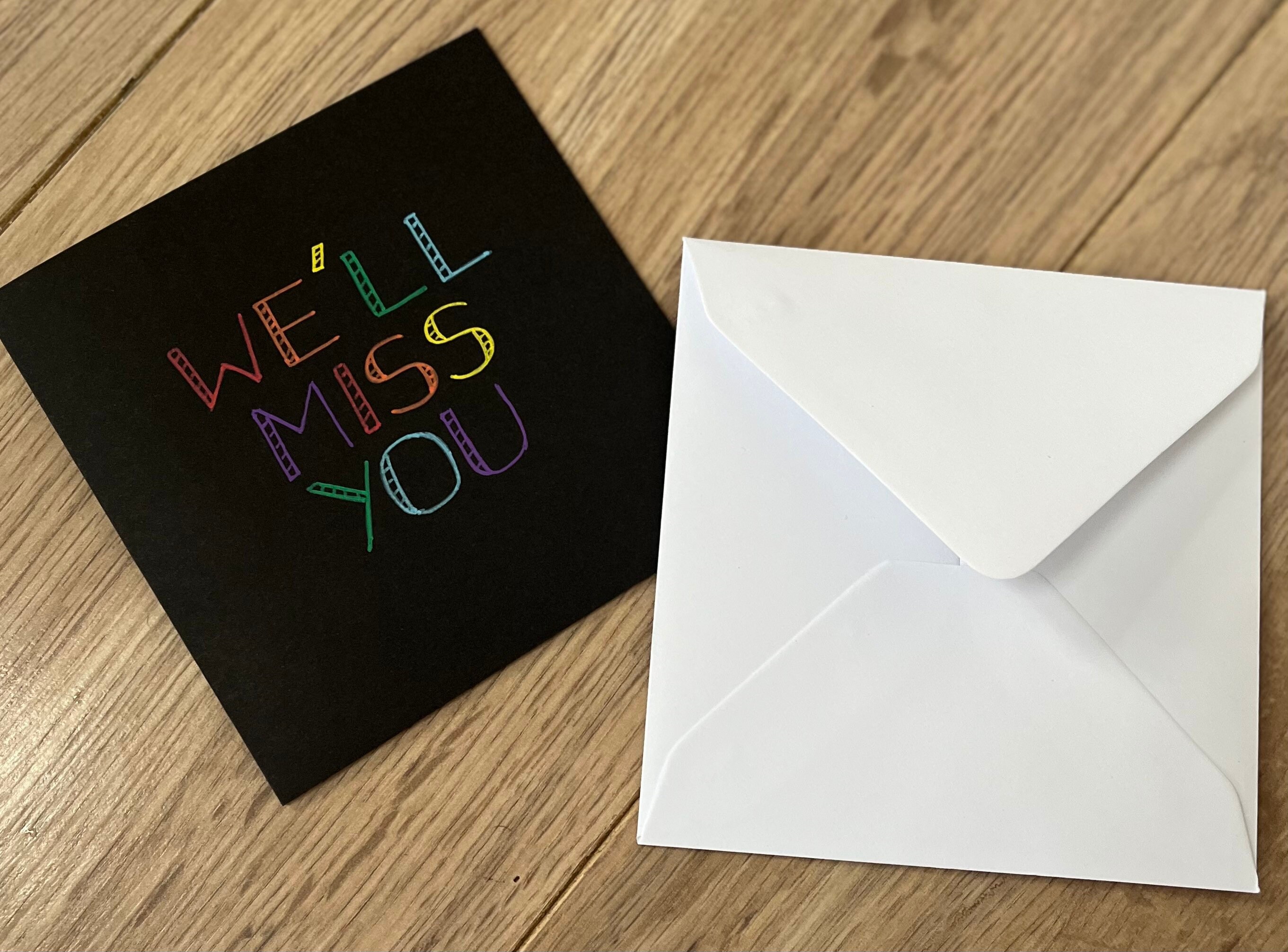 We’ll Miss You Card - Miss You Card - Leaving Card - Retirement Card ...