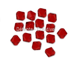 50 Pcs - Top Beads 5328 SWAROVSKI - Siam crystal beads 3 mm