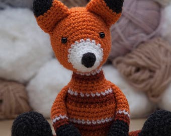 Mr Fox Crochet Amigurumi PDF Pattern