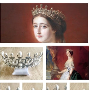 Empress Eugenie of France Pearl Tiara