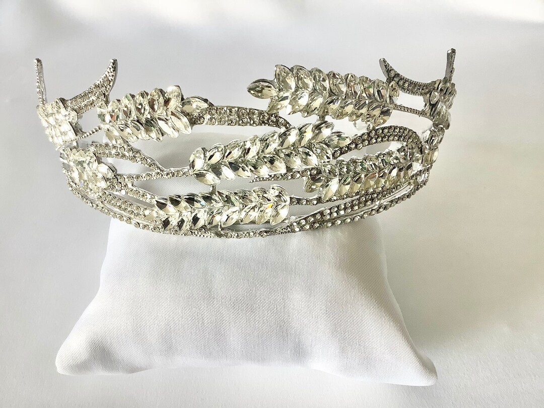 Wheat Royal Tiara Teck Ears of Wheat Tiara Style Royal Tiara Etsy