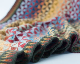 Pinwheel ist ein Strickmuster (Englisch & Niederländisch).