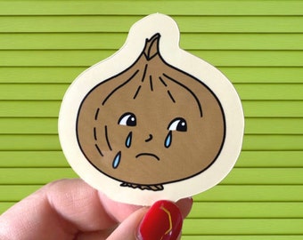 Sticker Onion crying