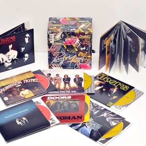 Signed The Doors box set real autographs ray manzarek john densmore The Complete Studio Recordings