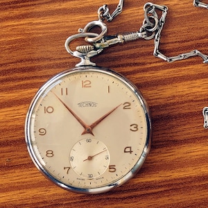 technos pocket watch