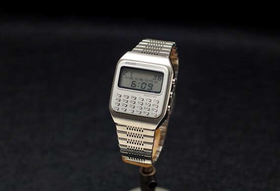 seiko calculator watch vintage
