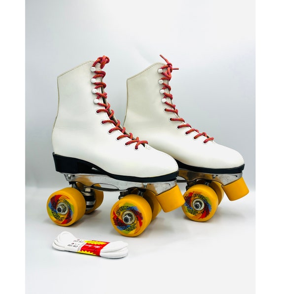 80年代のローラースケート、高品質、ほぼ新品、小型、ホワイト