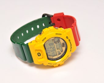 Limited Mint Rare CASIO IN4MATION G Shock Rasta Watch GLX 6900XA One of a Kind Extremely Rare Bob Marley Casio G Shock With Original Box Etsy