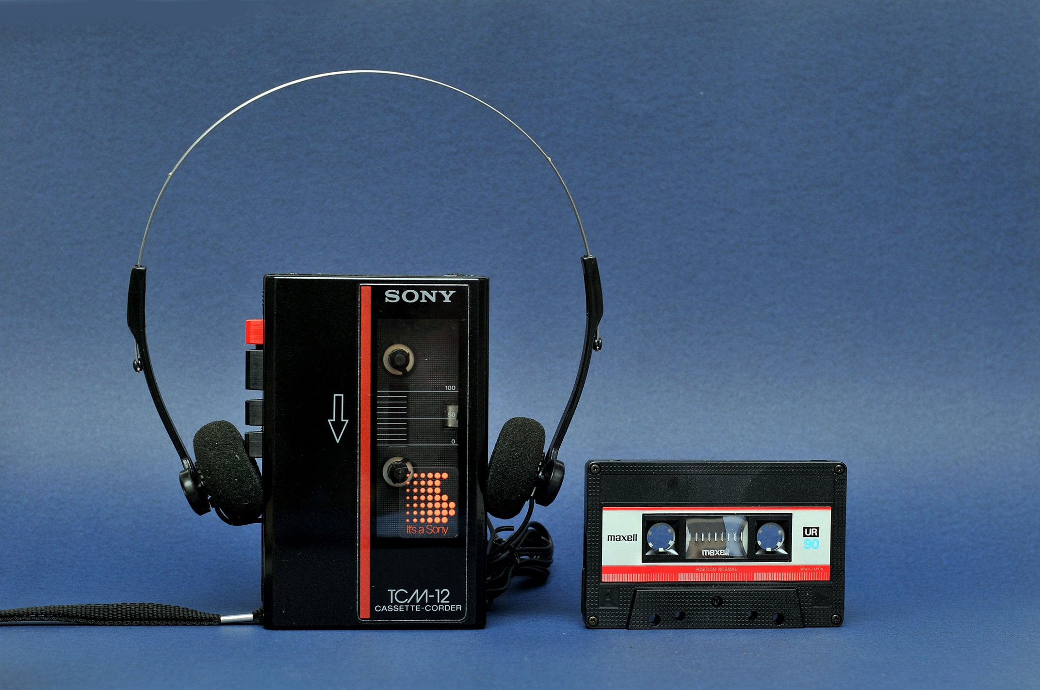 Sony Walkman TCM 12 Cassette Player Recorder Vintage Sound Audio