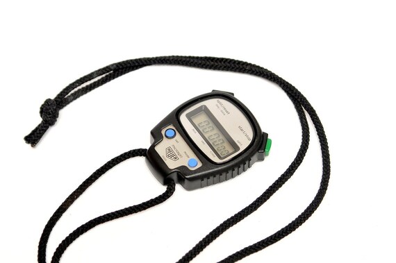 Vintage HEUER Microsplit 1000 Digital Stopwatch - image 3