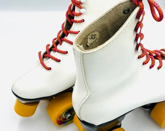 80年代のローラースケート、高品質、ほぼ新品、小型、ホワイト