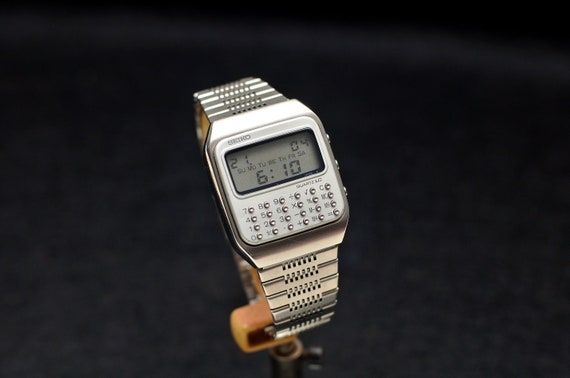 seiko calculator watch vintage