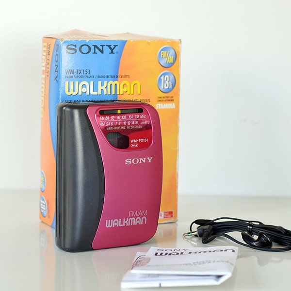 BRAND NEW Sony Walkman WM-FX151, radio, cassette /tape player