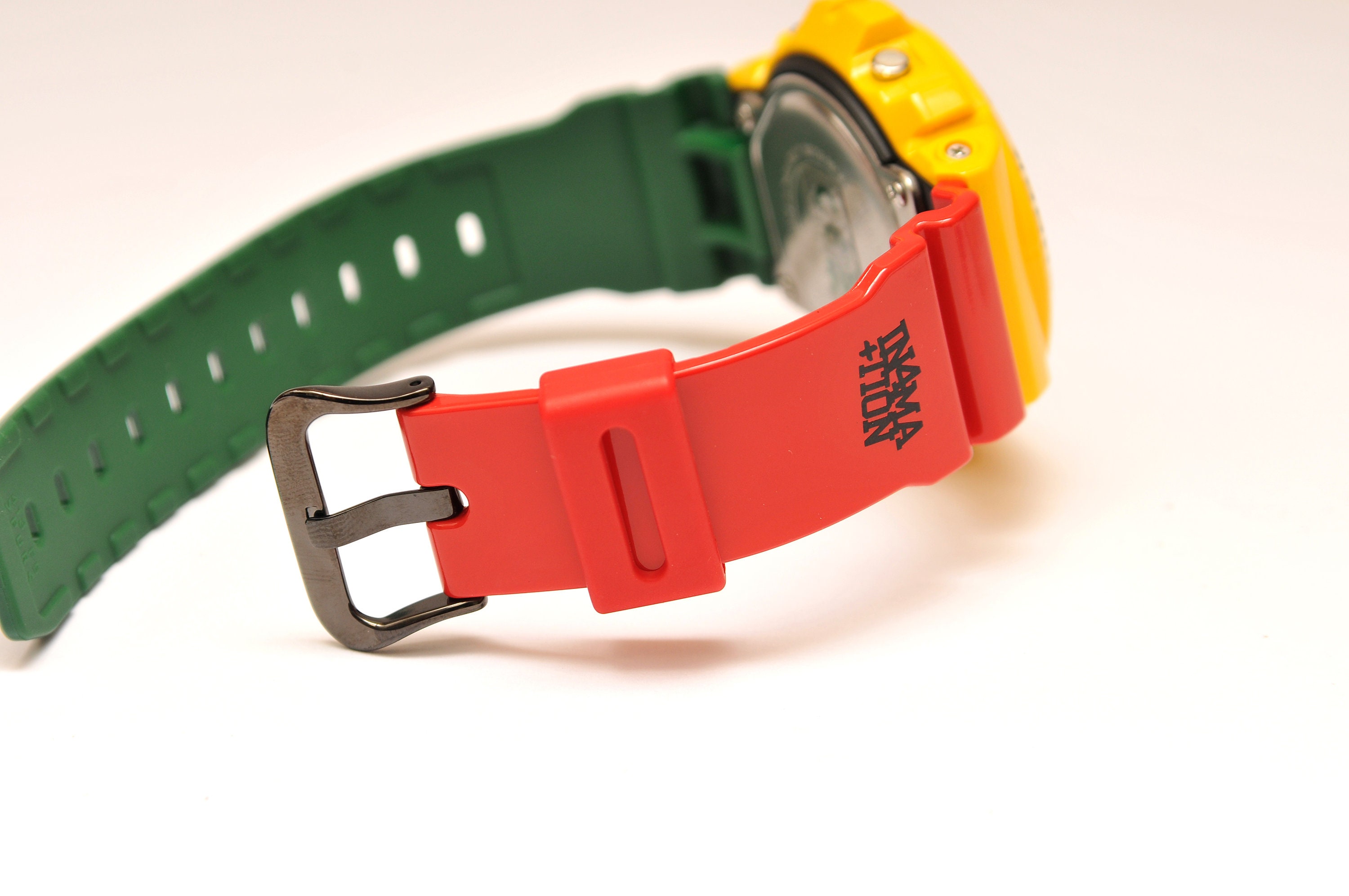 Limited Mint Rare CASIO IN4MATION G Shock Rasta Watch GLX