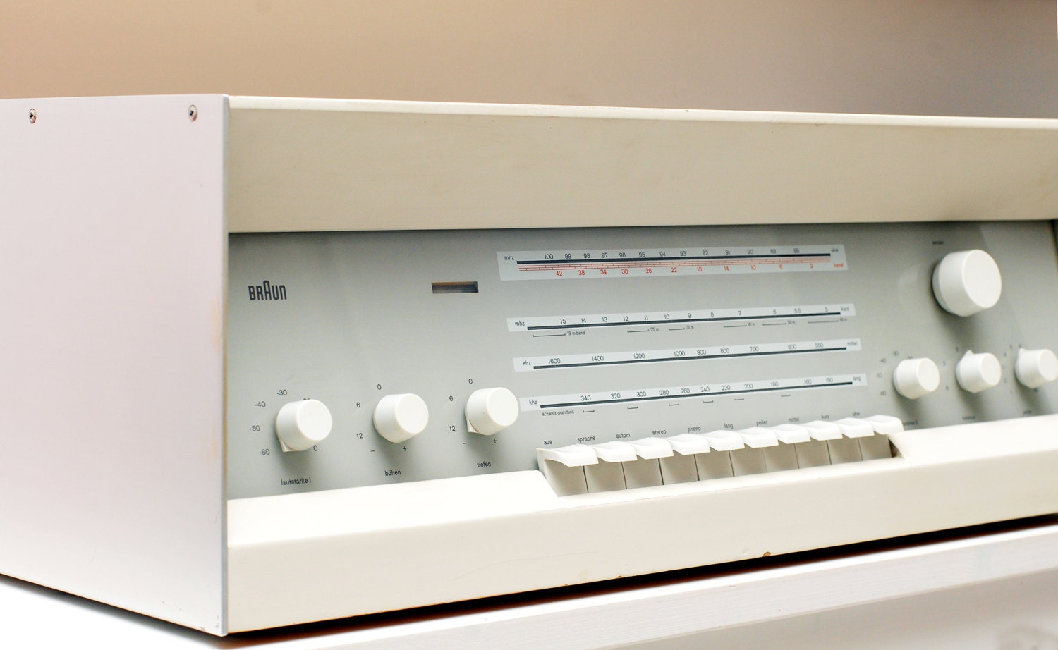 wisdom様 Braun Atelier Vintage DieterRams Braun RCS 9 Atelier 3 Dieter Rams Amplifier and Receiver With